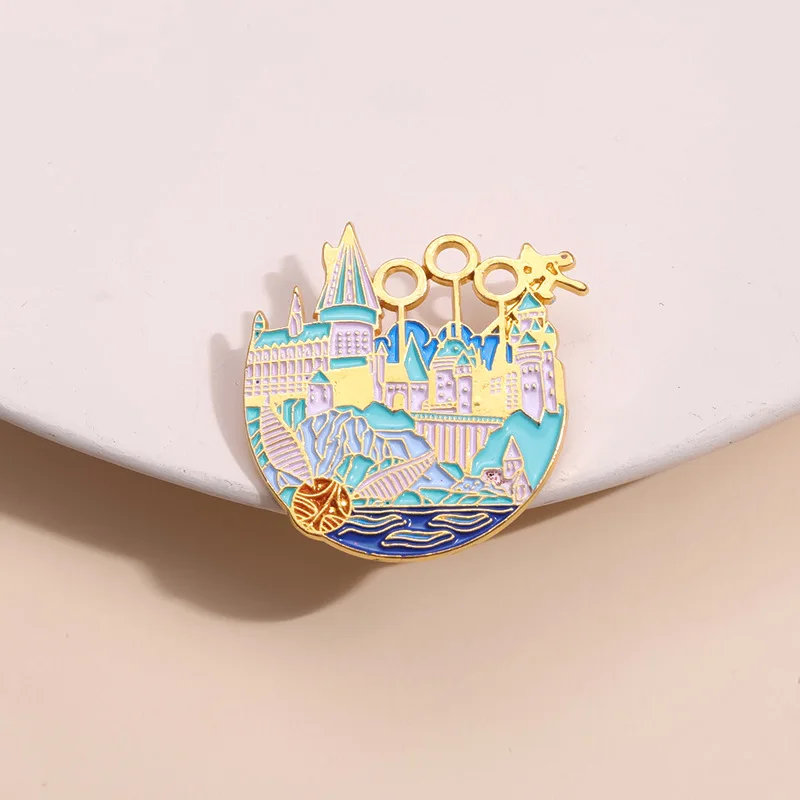 Эмалированные булавки janpan amine картонные броши с животными значки на лацканах