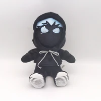 21cm new tanqr plush toy stuffed animal soft kawaii anime game character cartoon black doll kid christmas gift toy