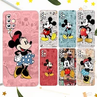 mickey minnie mouse art for samsung a23 a50 a30 a73 a71 a53 a52 a51 a33 a32 a22 a03s a03 a02s a31 5g transparent phone case