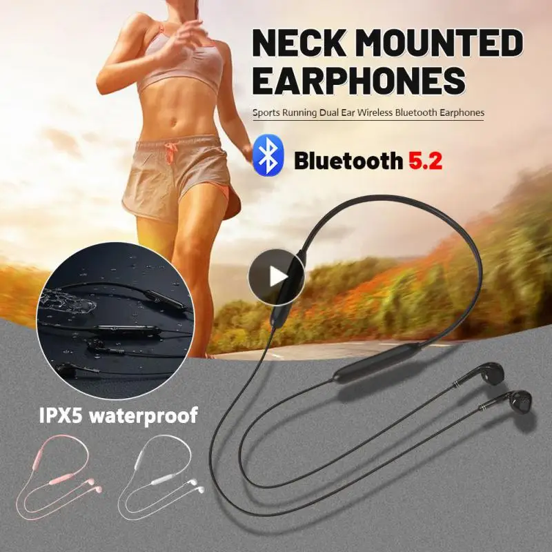 

9d Sport Earbuds Ultra-long Standby Waterproof Wireless Headphones Wireless Neckband Sports Headset Hifi Headset