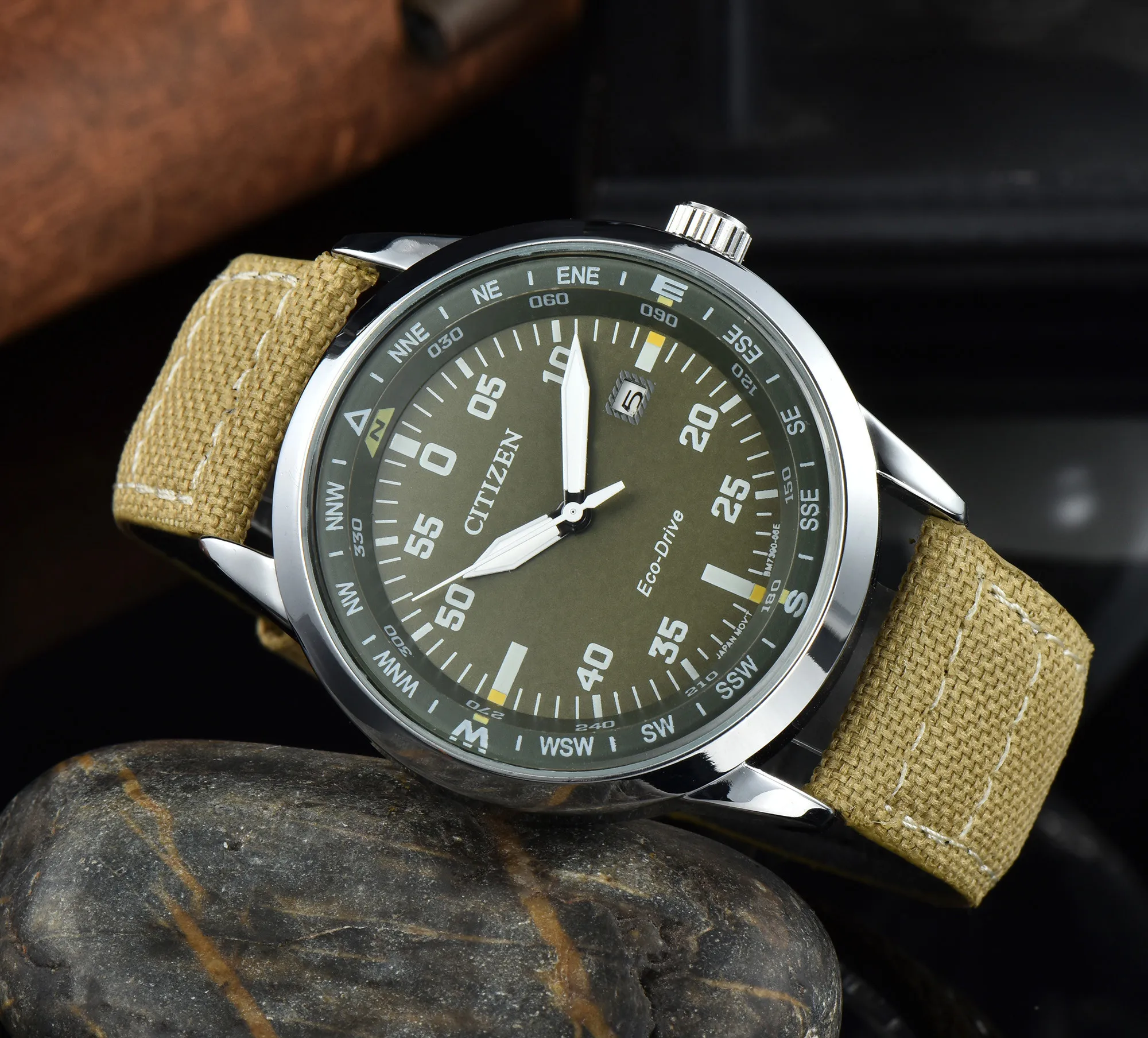 Top Brand High Quality Men's Watch Citizen Full Function Belt Quartz Men's Business Watch