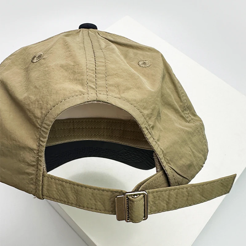 Новинка мужская и женская быстросохнущая бейсболка с цветными блоками надписями