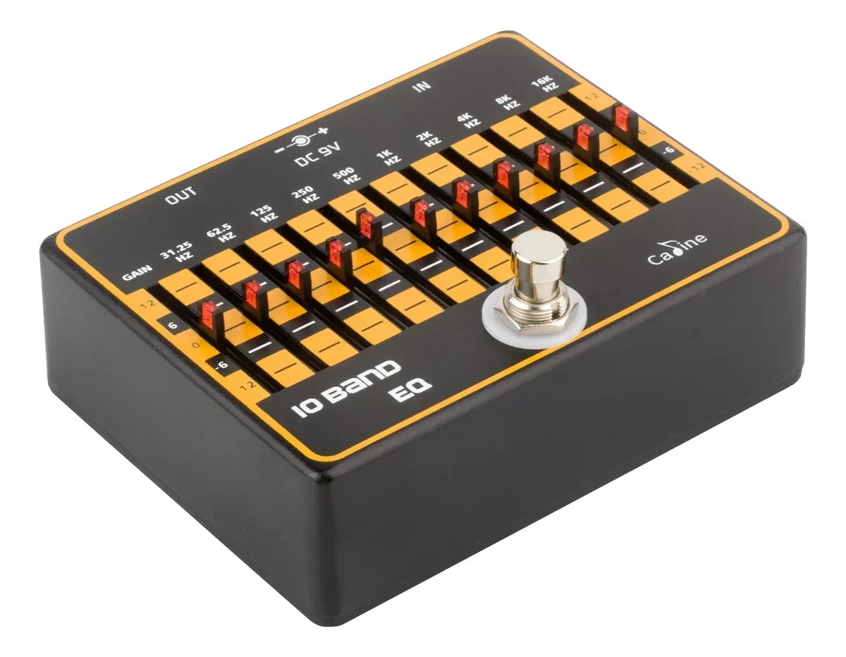 Педаль efeito Caline 10-полосный EQ CP-24 preto