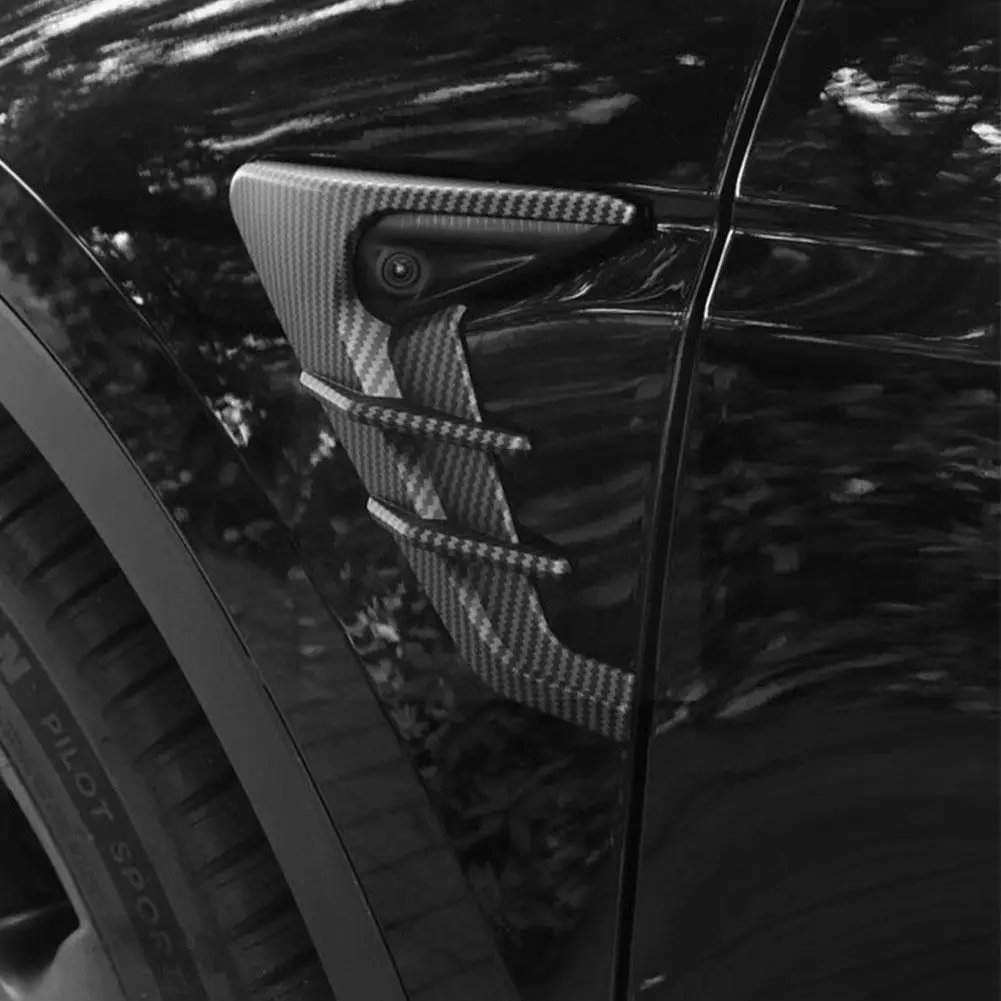 

Camera Flanks Car Side Wing Panel Cover Spoiler Dust Cover Decoration Modification Accessories for Tesla Model 3 /Y 2021 M1H1