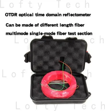 

FC UPC Single Mode Mini OTDR launch cable box 9/125um G652D1310/1550nm 1KM , 1KM Bare fiber,Fiber optic launch cable