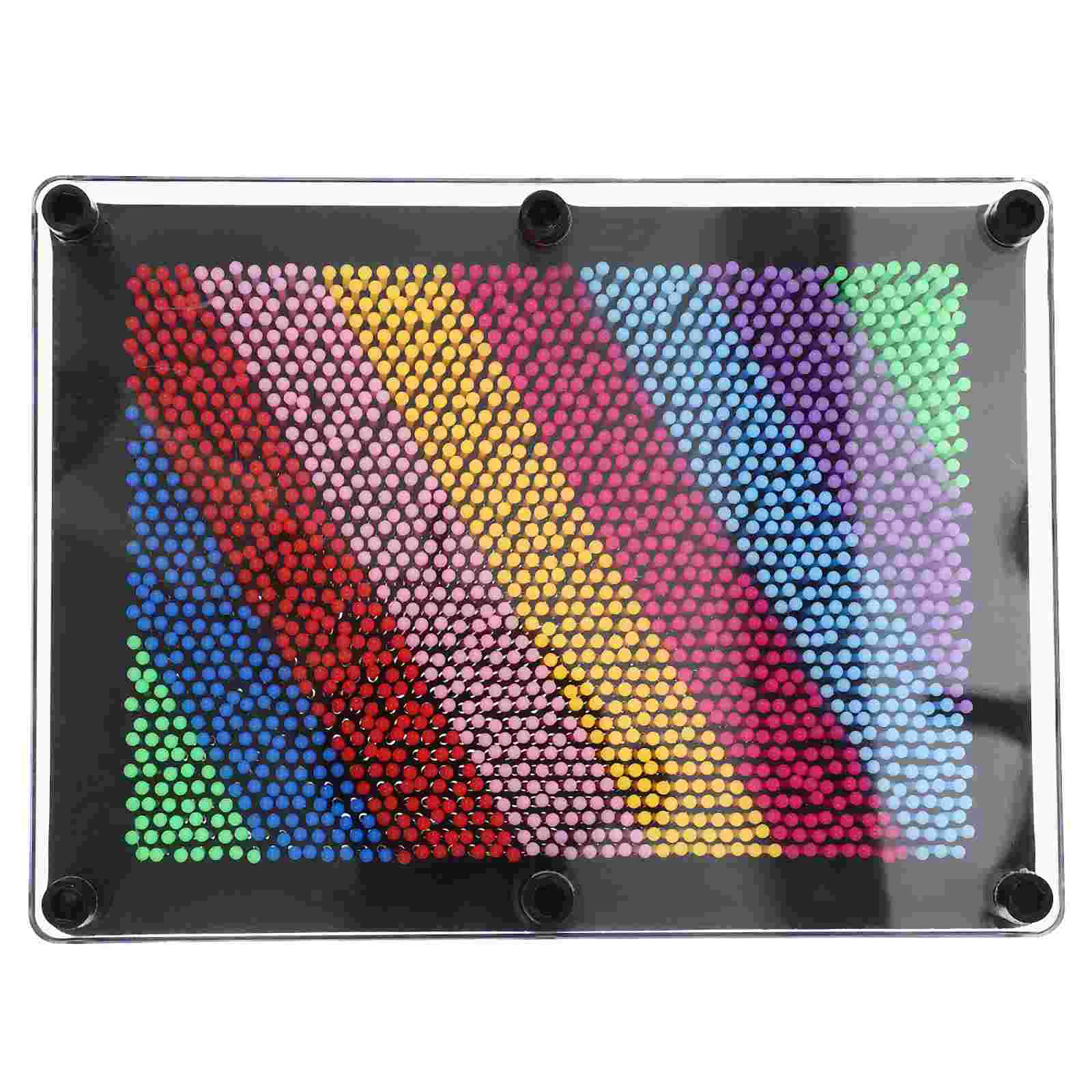 

Pin Toy3D Impression Sensory Board Hand Toys Printed Sculpture Handprint Kids Intelligence Clone Mode Adult Rainbow Needle