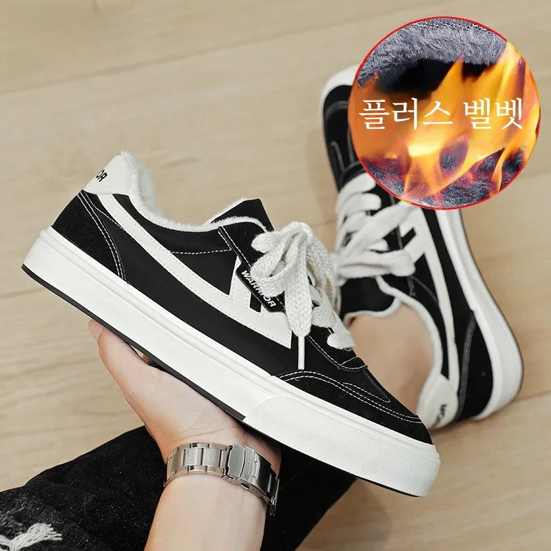 Мужская обувь Warrior оригинальные товары зима 2024 теплая повседневная парусиновая