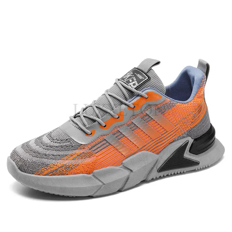 

Men Sneakers Shoes Summer Leisure Sports Outdoor Breathable Mesh Summer Fashion Light Large Size Running Elastic Vulcanized Shoe