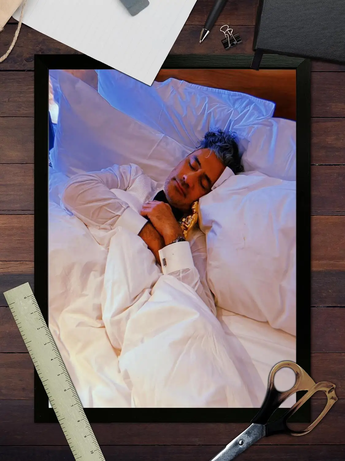 Taika Waiting Screenwriter Холст Художественный постер и настенное искусство картина с