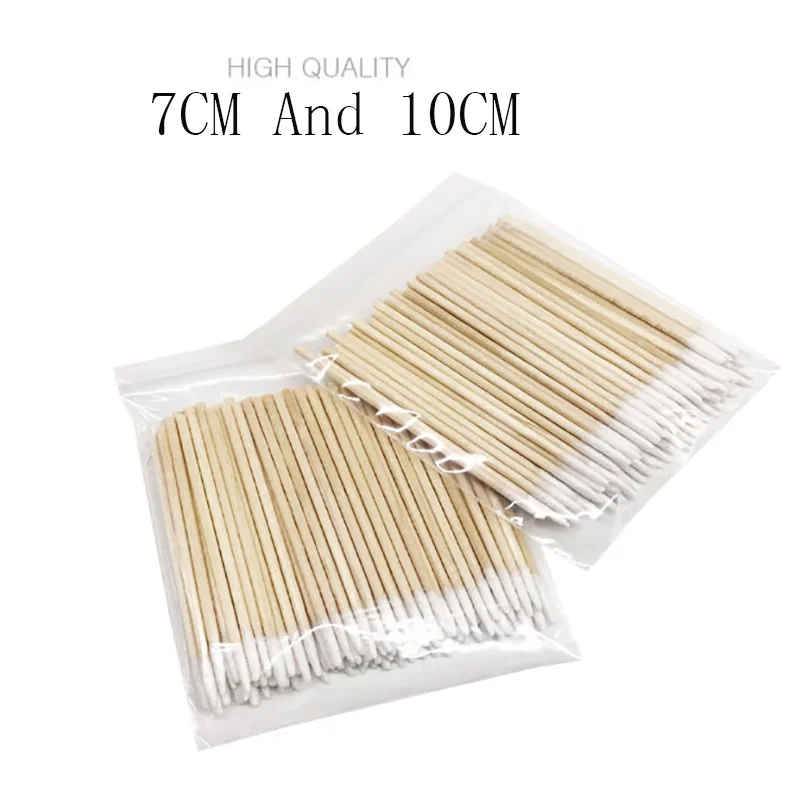 

100 Count Microblading Cotton Swab Cotton Swabs Pointed Tip Cotton Swabs Wood Sticks Cotton Tipped Applicator Tattoo Permanent