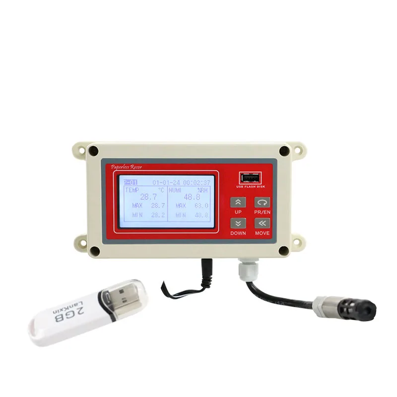 Оптовая продажа с фабрики 0 10 В 5 4-20 мА RS485 Воздух Вода Цифровой ЖК-дисплей Выходной