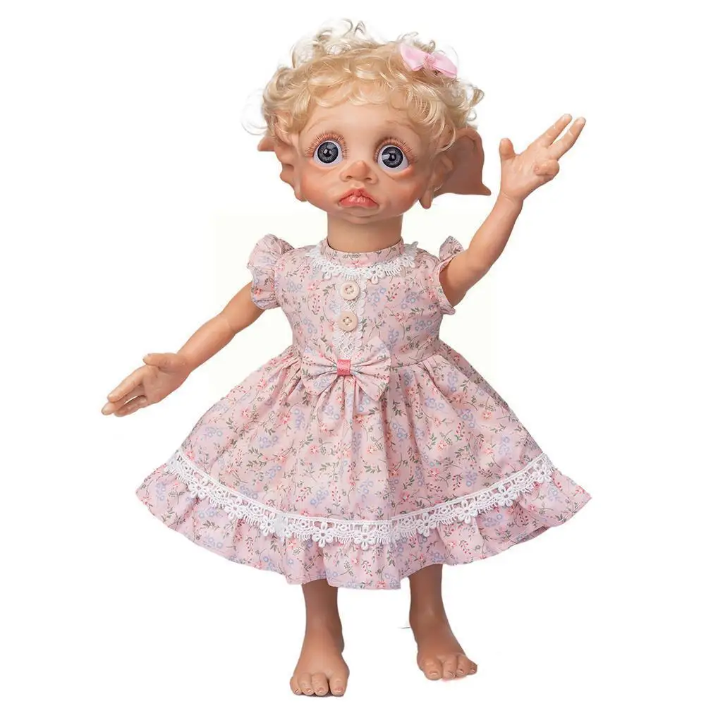 

New 17inch Fariy Elf Handmade Girl Sweet Handmade Quality Baby Art Collectible High P6y4