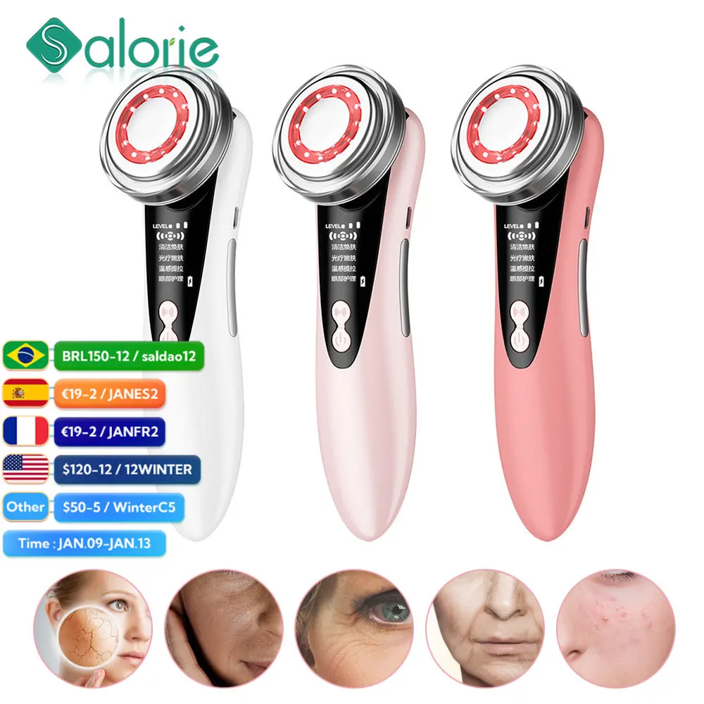 

Make Up Remove + светодиодный фотонный инструмент для ухода за кожей EMS аппарат для красоты Аппарат для массажа лица лифтинг для ухода за кожей гла...