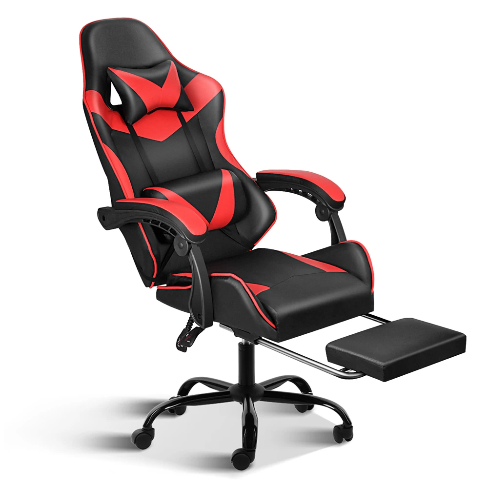 

Racing Video Backrest and Seat Height Recliner Gaming Office High Back Computer Ergonomic Adjustable Swivel Chair With Footrest