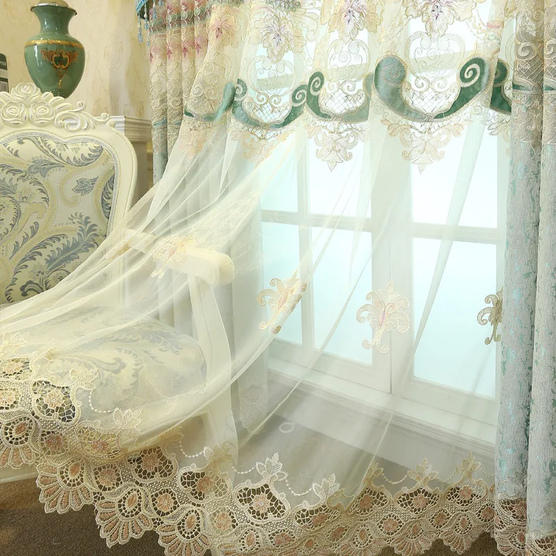 Шторы для гостиной столовой спальни новая пасторальная ткань из синели с