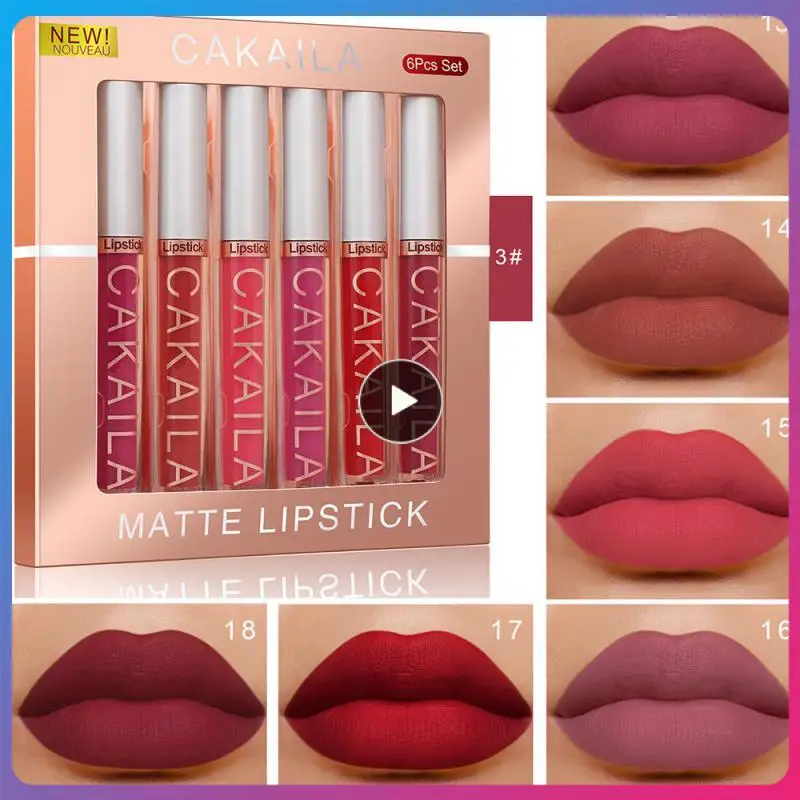 

Professional Complete Makeup Kit Lip Glaze Matte Sexy Liquid Lipstick Set Makeup Cosmetics Makeup For Girls Makeup Sets