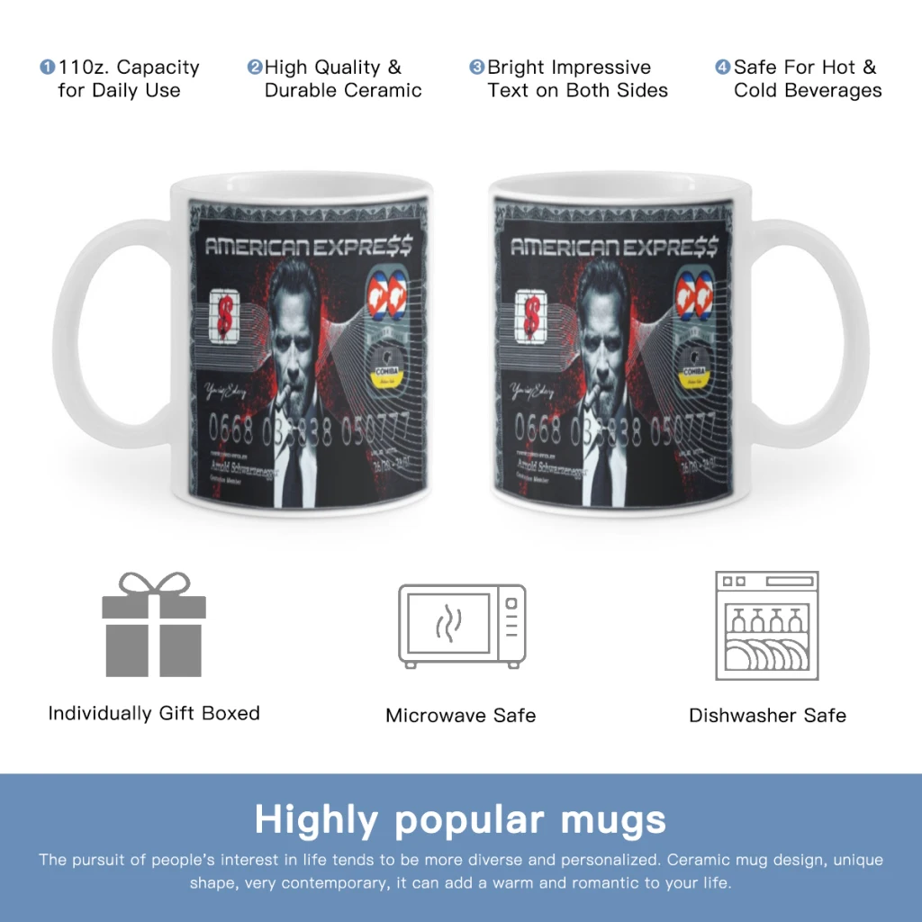 Godfather-American-Express-граффити-кофейная кружка 11 унций забавная керамическая чашка для