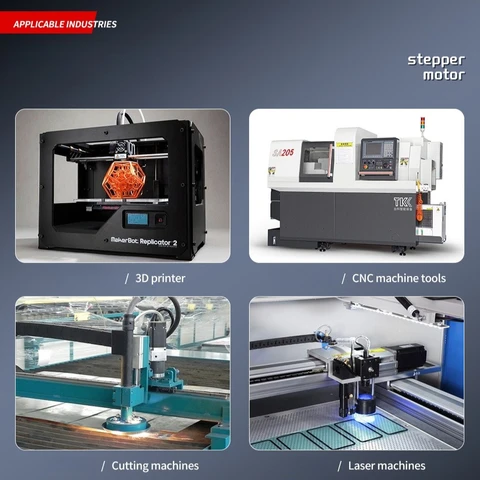 Nema 23 1,2 Нм/1,9 Нм, крутящий момент 57, шаговый двигатель, высокоскоростные микро 2-фазные двигатели постоянного тока, одноосный малошумящий робот для 3D-принтера