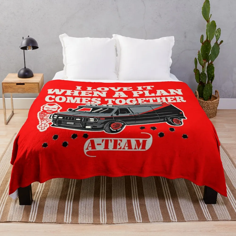 

I Love It When A Plan Comes Together Throw Blanket