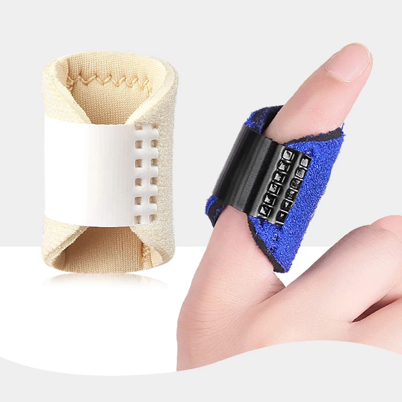 

1Pcs Finger Splint Fracture Protection Brace Corrector Support With Fixed Tape Finger Brace Splint Straightener Protector