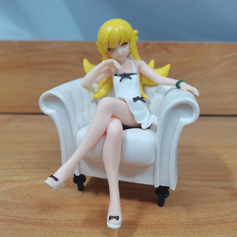 Аниме Фигурка Розничная Monogatari Bakemonogatari Oshino Shinobu окрашенная ПВХ экшн-фигурка