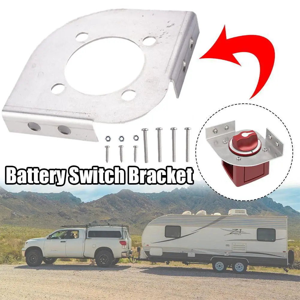 

Battery Disconnect Switch Corner Bracket Relocate Battery Disconnect Switch Holder For Marine Rv With Screws W9U9