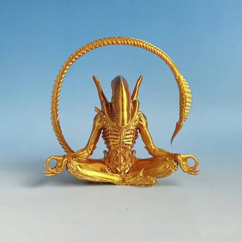 Женская фигурка инопланетянина модель 2024 Xenomorph 3D украшение комнаты Хэллоуин