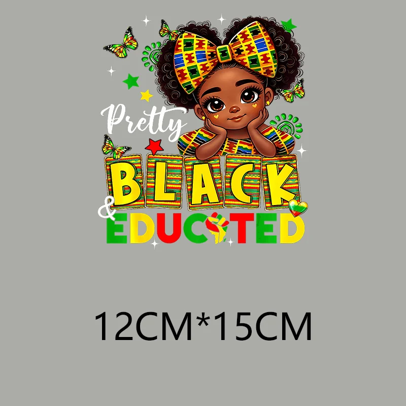 Детская теплопередающая печать Black Culture можно использовать для футболок своими руками, рюкзаков, курток и виниловых нашивок для джинсов. (art.: 3920d0dc4b2da) - 3920d0dc4b2da
