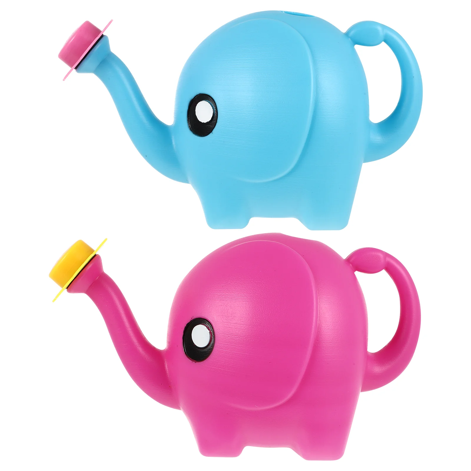 

2 Pcs Pictograph Watering Can Outdoor Pots Kids Water Can Animal Watering Can Plastic Watering Can Elephant Baby