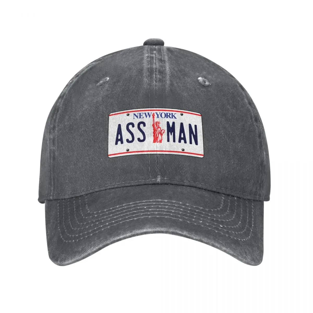 Бейсбольная кепка New York ASSMAN ASS MAN с номерным знаком Icon военная тактическая женские