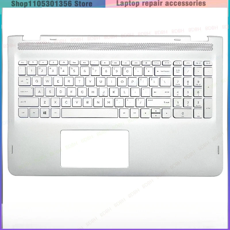 Фото Новый верхний корпус (палмрест) с клавиатурой для ноутбуков ENVY X360 15-AQ, M6-AQ, 15T-AR, TPN-W119, артикул 857283-001, на замену №1