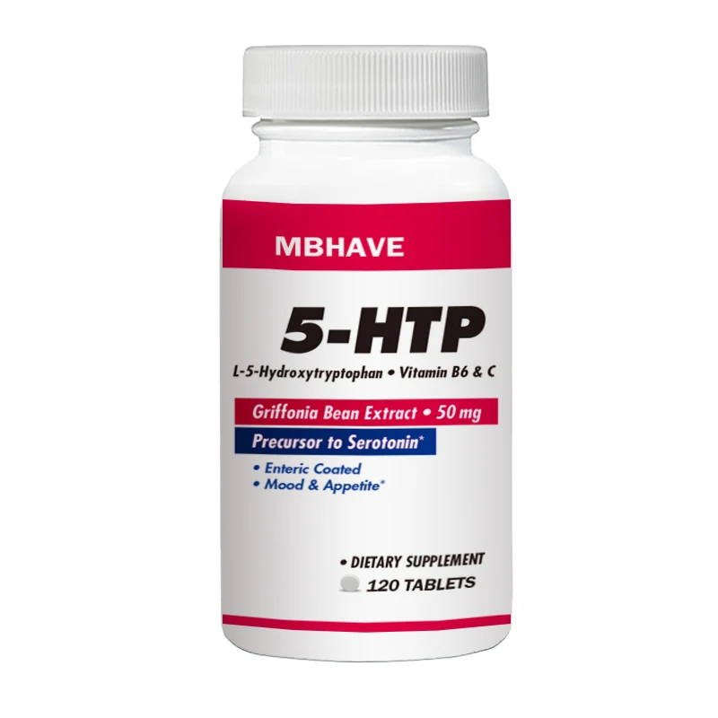 

Free Shipping 5-HTP 50Mg Tablet 120Pcs Relaxing, Promotes Positive Mood