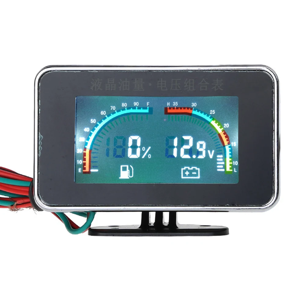 

NEW Fuel Gauge Diesel Fuel Gauge Car Truck DC 12V 24V DC 9V-36V LCD Digital Display Modified Construction Vehicle