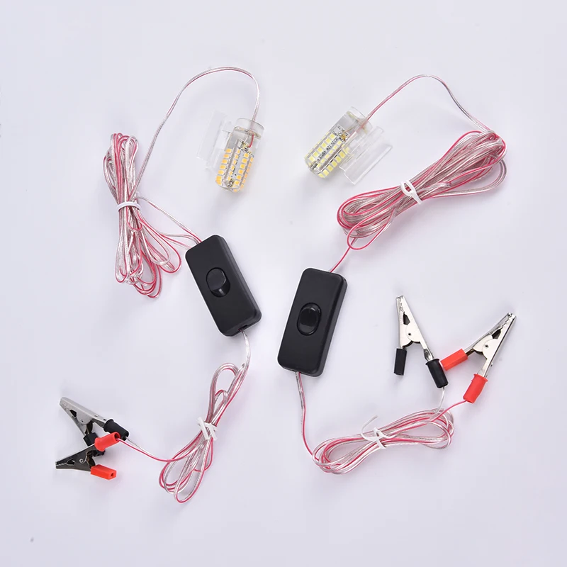 

12V 48 Underwater Night Lights Attract Fish Fishing Light Lighting Cool White Warm White LED Lamp