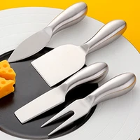 4 piecesset cheese tool hollow handle cheese knife creative cheese grater kitchen tool cake spatula butter knife cheese set