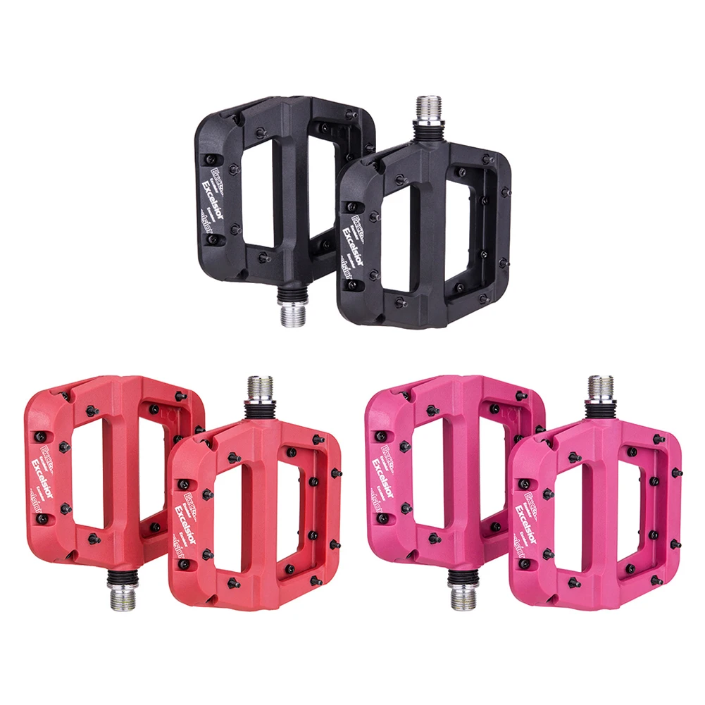 

1 Pair MTB Mountain Bike Pedal Nylon Fiber Mountain Bicycle Non-Slip Foot Pedals Cycling Parts