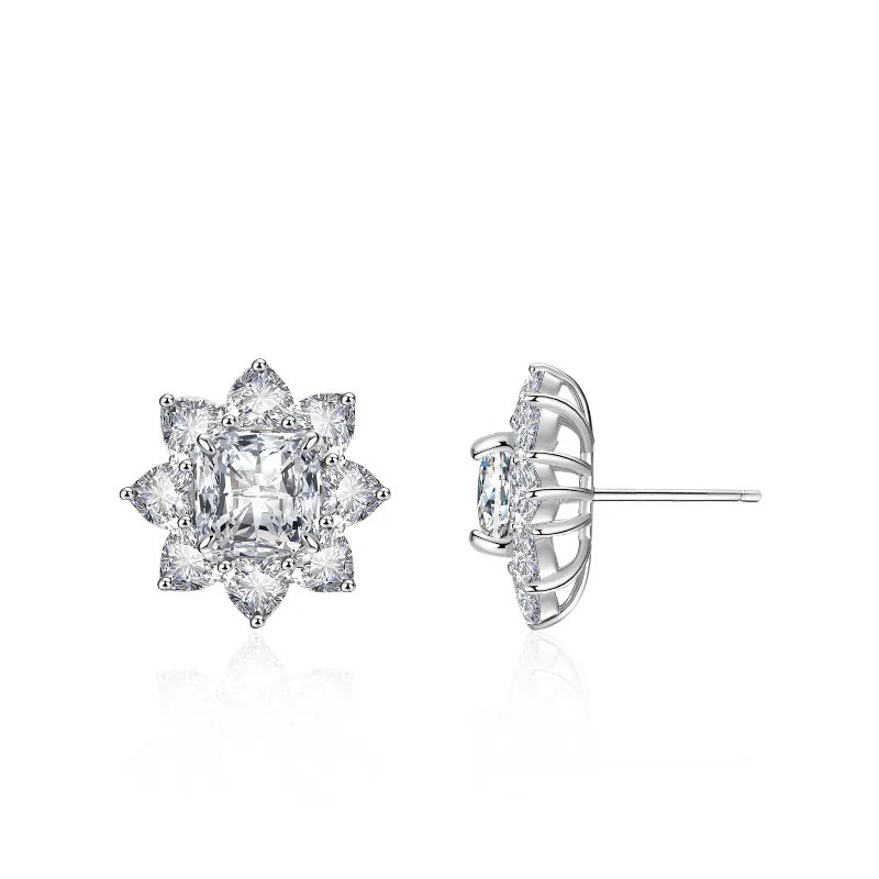 

Женские серьги-гвоздики 2,5 Ct в классическом стиле