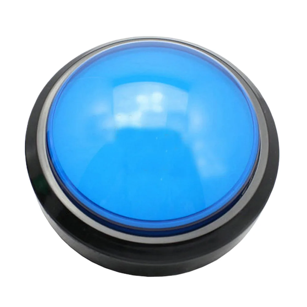 

Электронная Кнопка будильника для ответа на игру, таймер для ответа и отслеживания света со встроенными звуками, игра-викторина для детей, домашний класс (синий)