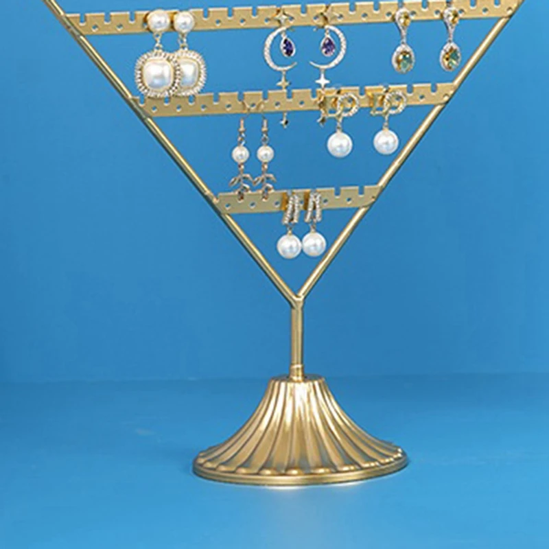 Железная сетка стойка для ювелирных изделий Ins Wind вертикальные серьги хранения