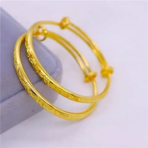 Детский браслет из песочного золота желтого детский пара подарков на 00 дней