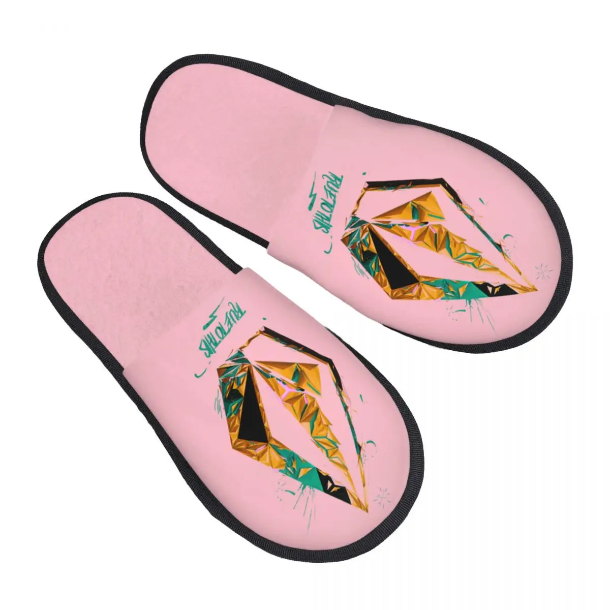 Женские тапочки для скейтбординга с принтом на заказ мягкие теплые пушистые из