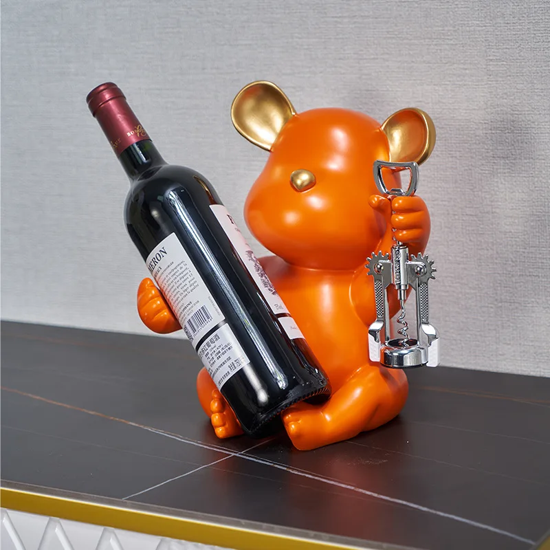 

Настольная детская стойка для хранения Идеальный мрачный медведь из смолы для домашнего декора и кухни