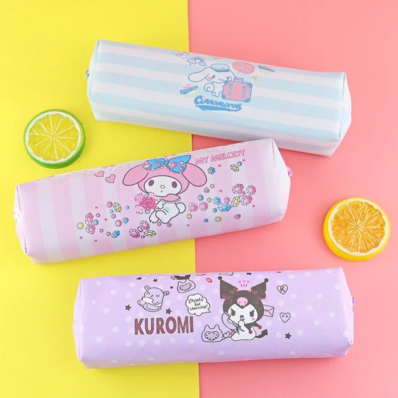 

Sanrioed Kawaii аниме мультфильм серия My melody Kuromi Cinnamoroll креативная милая девочка канцелярская сумка для хранения ручка сумка подарок