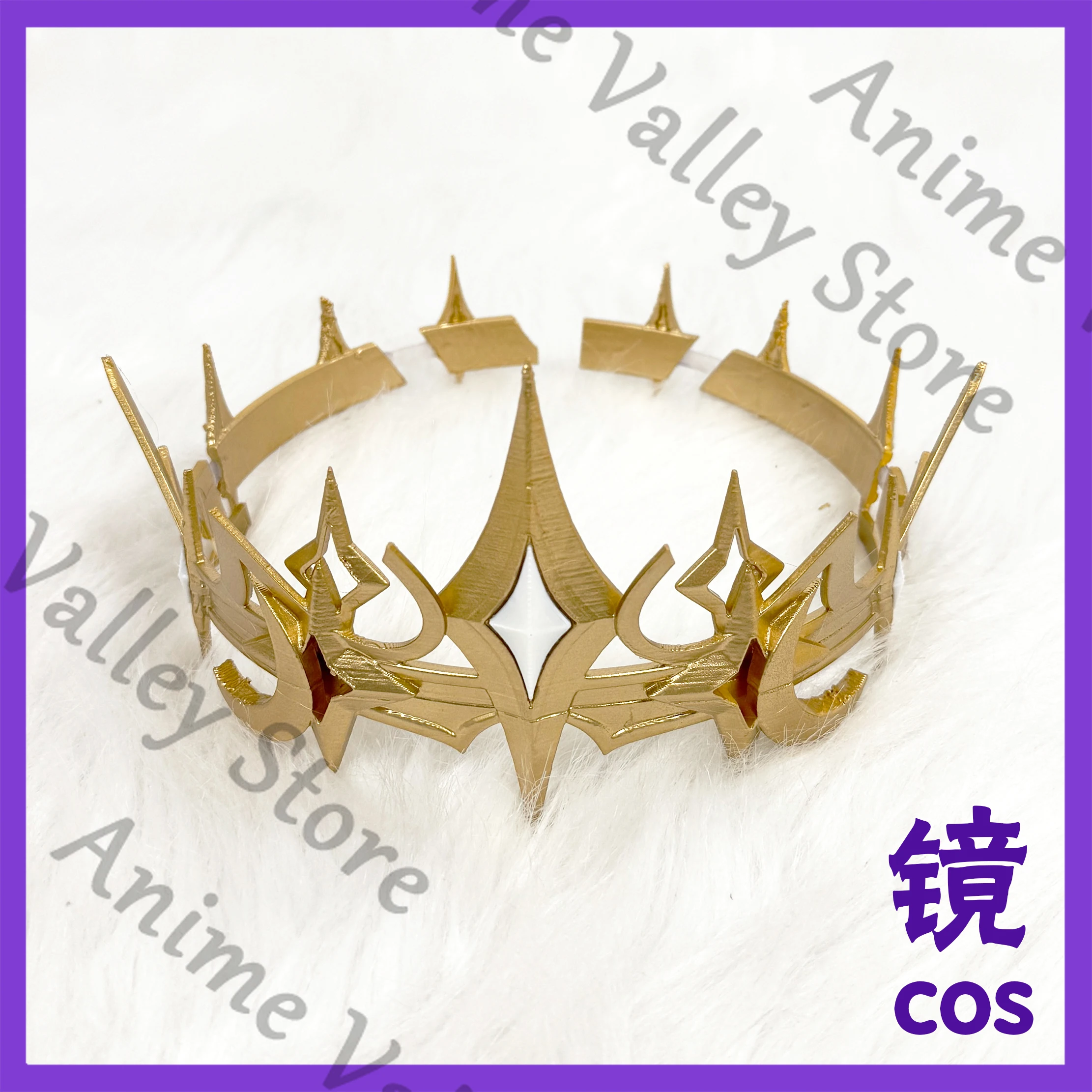 Фото Аниме идентичность V Foolsgold Norton Campbell Yunxing реквизит для косплея серп мультфильм коса оружие Корона головные уборы реквизит для Хэллоуина №4