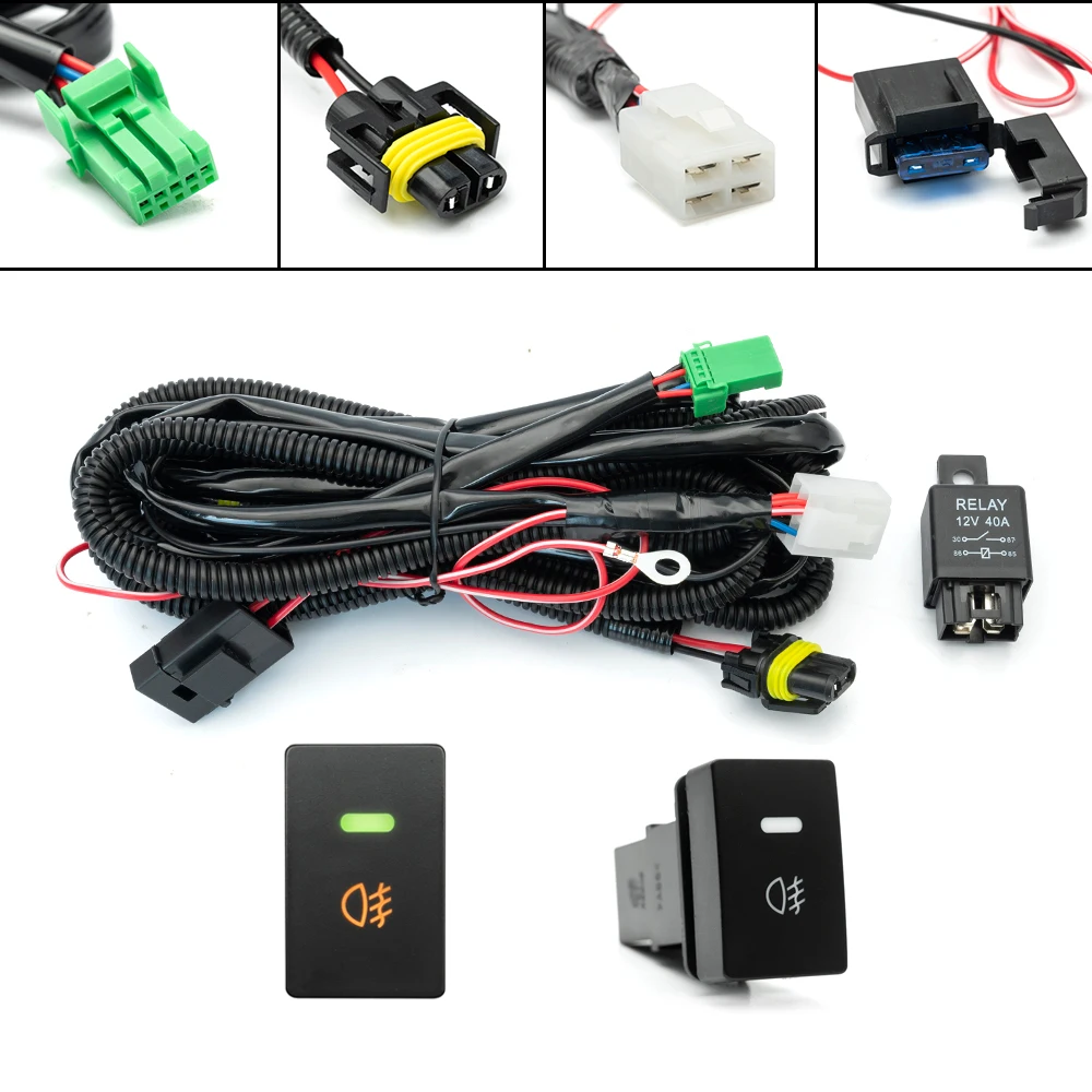 Подходит для 2019 2020 2021 2022 2023 Acura RDX 2017 2018 MDX Fog светильник 40A переключатель