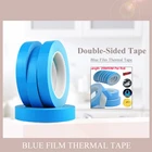 Двусторонняя теплопроводная лента шириной 25 м, Теплопроводящая клейкая лента для печатных плат, процессоров, светодиодная лента для теплоотсветильник света, 8101220 мм