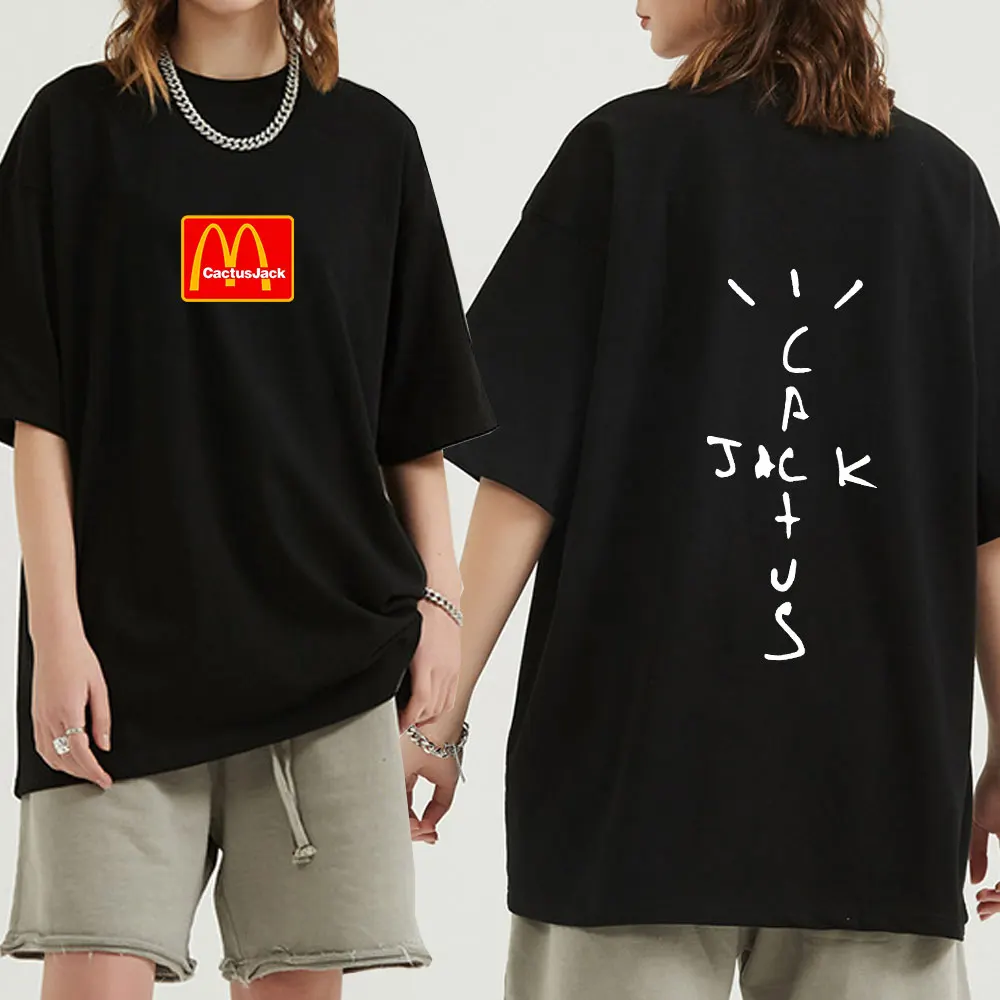 

Travis Scotts Staff T Shirts 2022 Hip Hop Hommes Femmes T-Shirt Men Women Cactus Jack Cotton Oversized Tee Shirt Streetwear