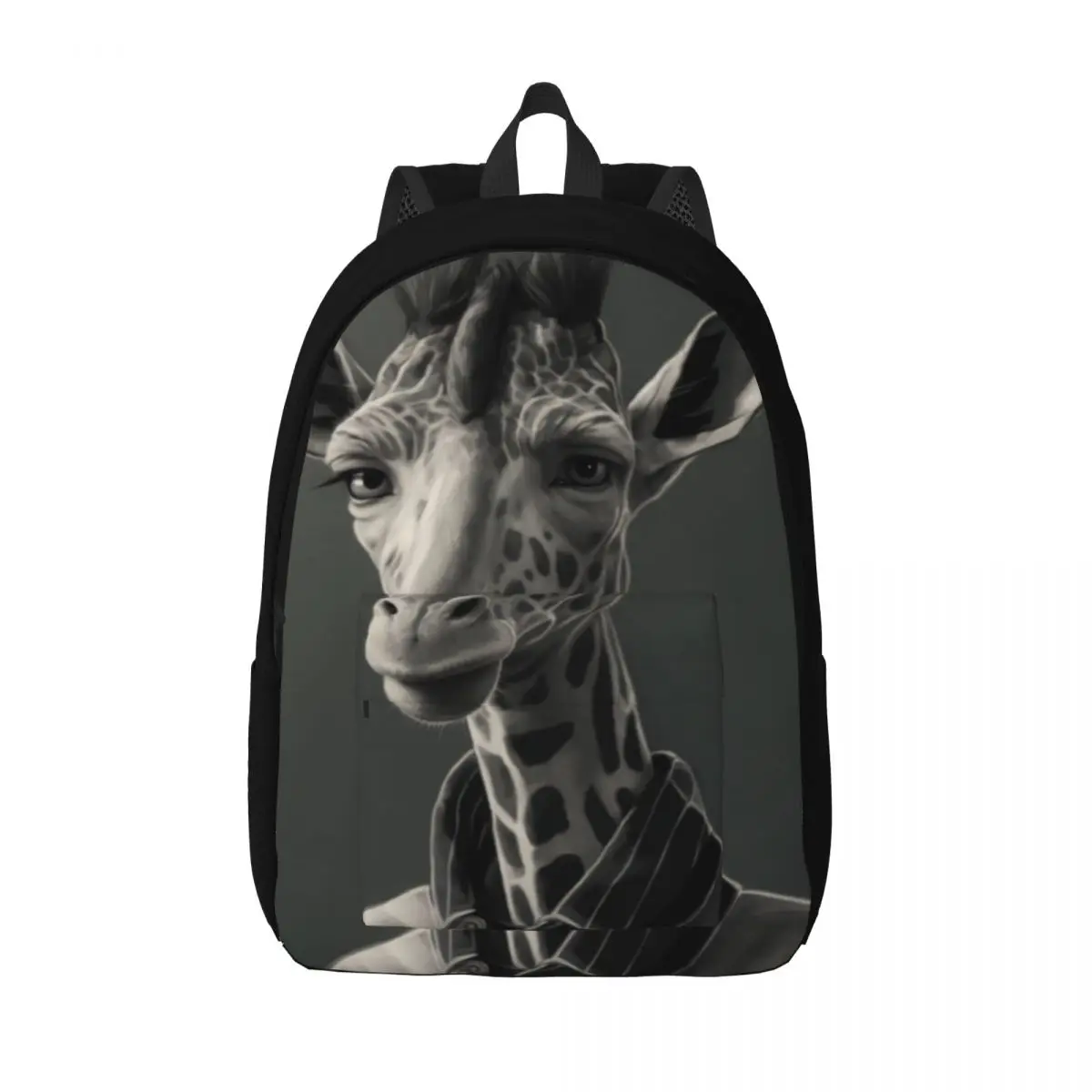 

Giraffe Canvas Backpacks Dapper Clothing Casual Bag Camping Backpack Unisex Bags