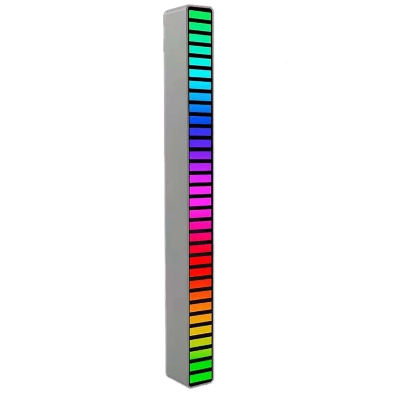 

LED Strip Light RGB Sound Control Pickup Rhythm Light Control Car Atmosphere Light Bar USB C Colorful Music Ambient Lamp