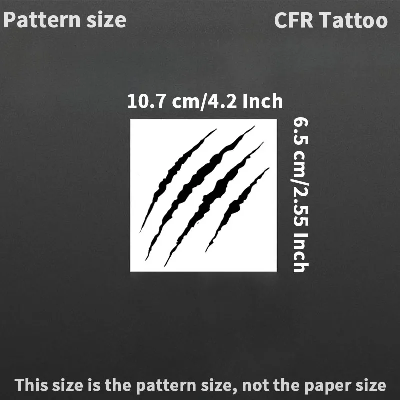 Водостойкие наклейки-татуировки в стиле панк